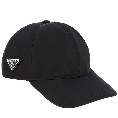 cappello prada bambino|Cappello con logo in Nero .